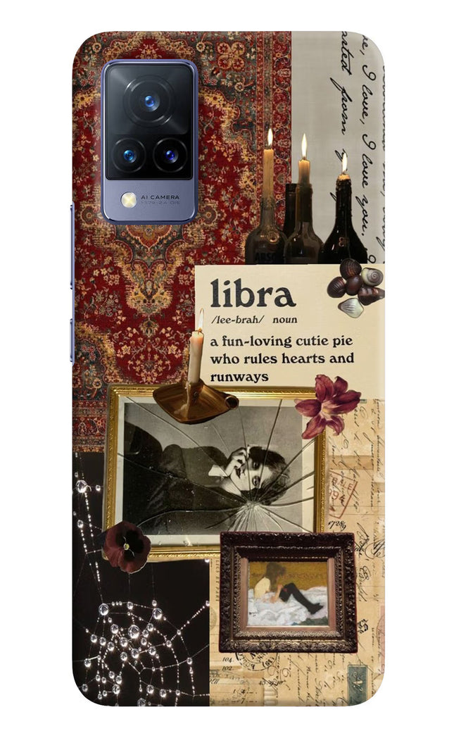 Libra Zodiac Vivo V21 Hard Case Back Cover by Casekaro