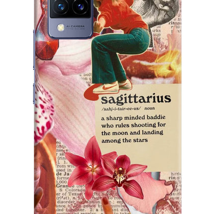 Sagittarius Zodiac Vivo V21 Hard Case Back Cover by Casekaro
