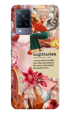 Sagittarius Zodiac Vivo V21 Hard Case Back Cover by Casekaro