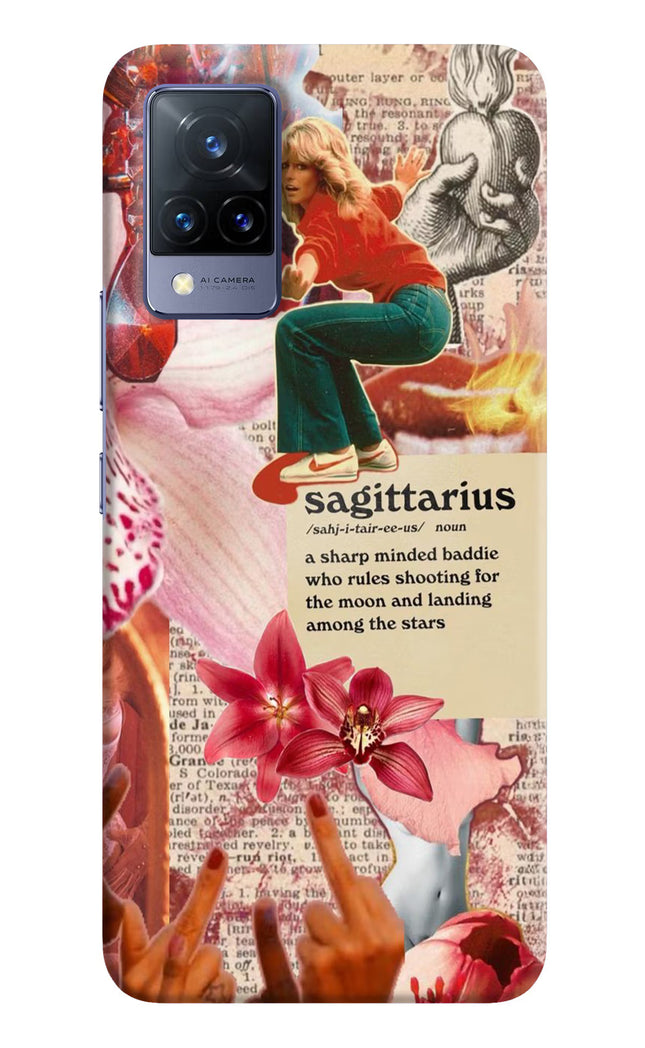 Sagittarius Zodiac Vivo V21 Hard Case Back Cover by Casekaro