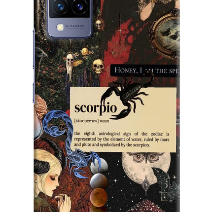 Scorpio Zodiac Vivo V21 Hard Case Back Cover by Casekaro