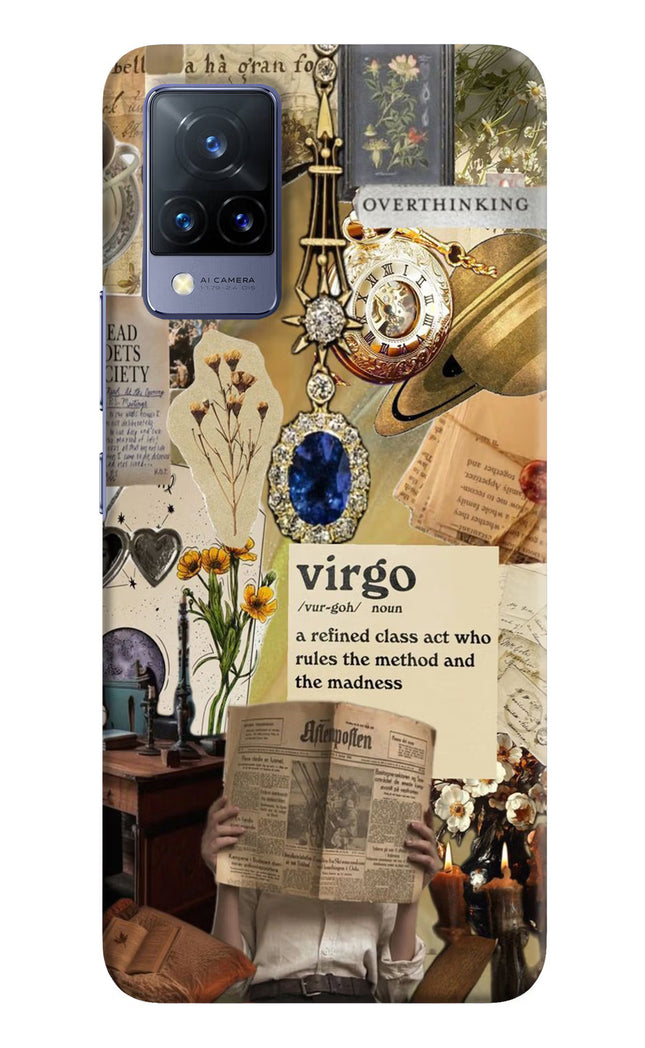 Virgo Zodiac Vivo V21 Hard Case Back Cover by Casekaro
