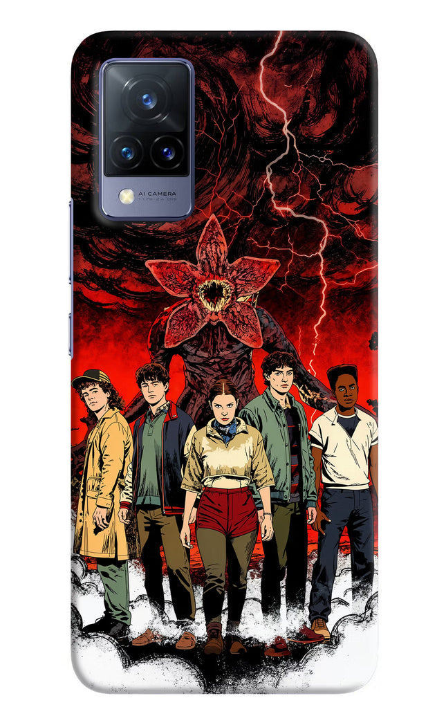 Ordinary Things Characters Vivo V21 Hard Case Back Cover by Casekaro