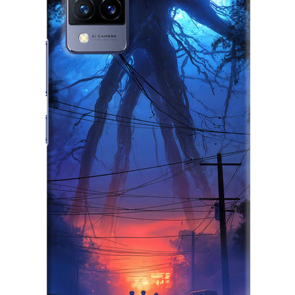 Ordinary Things Shadow Vivo V21 Hard Case Back Cover by Casekaro