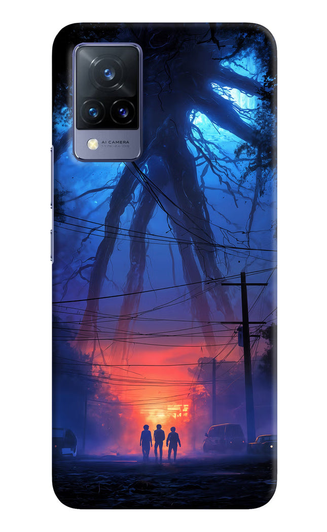 Ordinary Things Shadow Vivo V21 Hard Case Back Cover by Casekaro