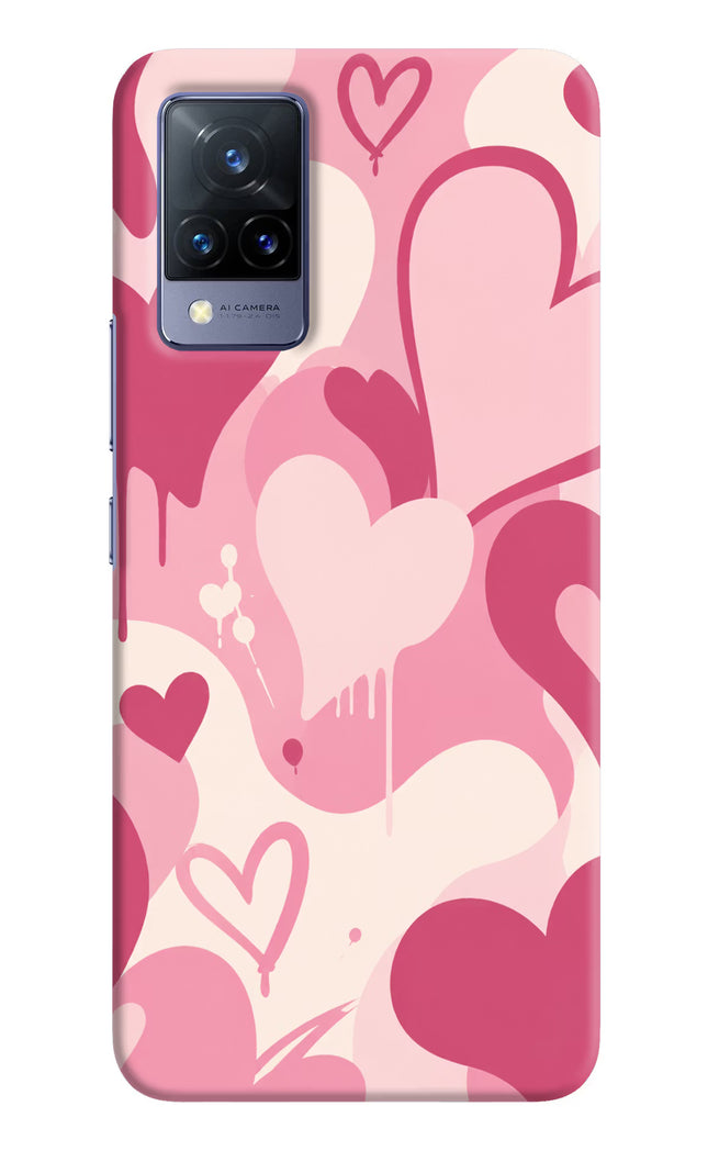 Hearty case Vivo V21 Hard Case Back Cover by Casekaro