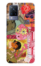 Funkover Vivo V21 Hard Case Back Cover by Casekaro