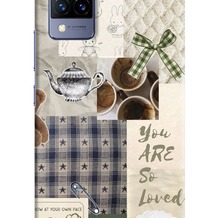 Cookie Vivo V21 Hard Case Back Cover by Casekaro