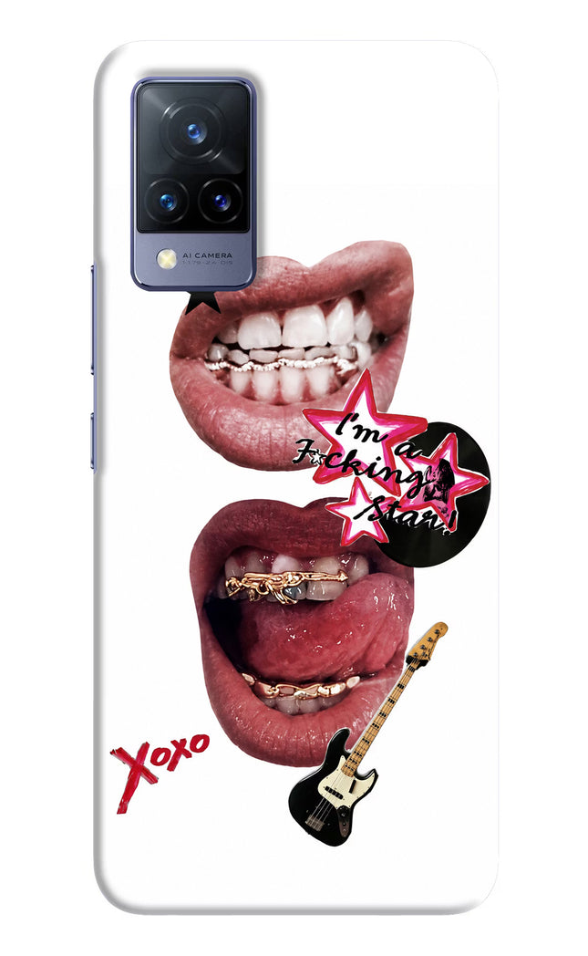 Rockstar Vivo V21 Hard Case Back Cover by Casekaro