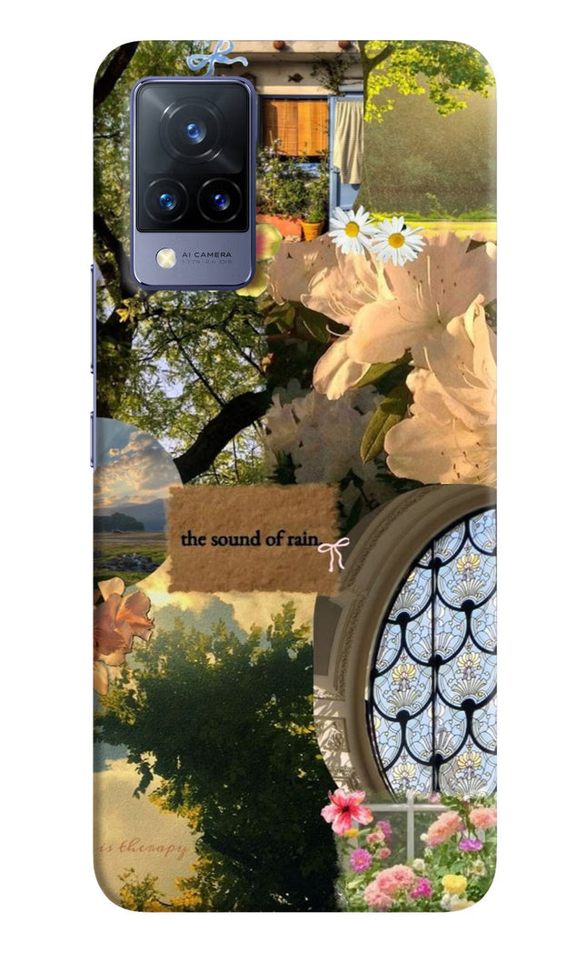 Rain Vivo V21 Hard Case Back Cover by Casekaro