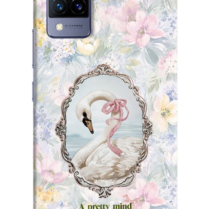 Pretty Mind Pretty Soul Vivo V21 Hard Case Back Cover by Casekaro