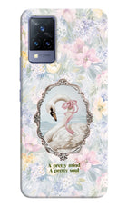 Pretty Mind Pretty Soul Vivo V21 Hard Case Back Cover by Casekaro