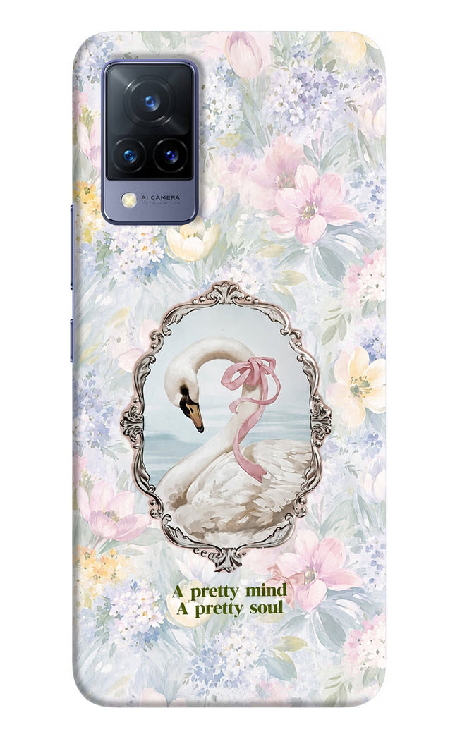 Pretty Mind Pretty Soul Vivo V21 Hard Case Back Cover by Casekaro