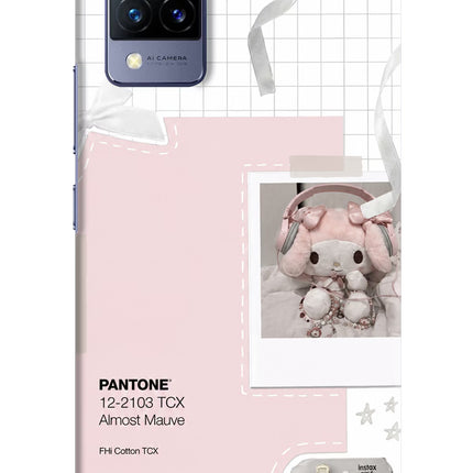 Pantone Asthetic Vivo V21 Hard Case Back Cover by Casekaro
