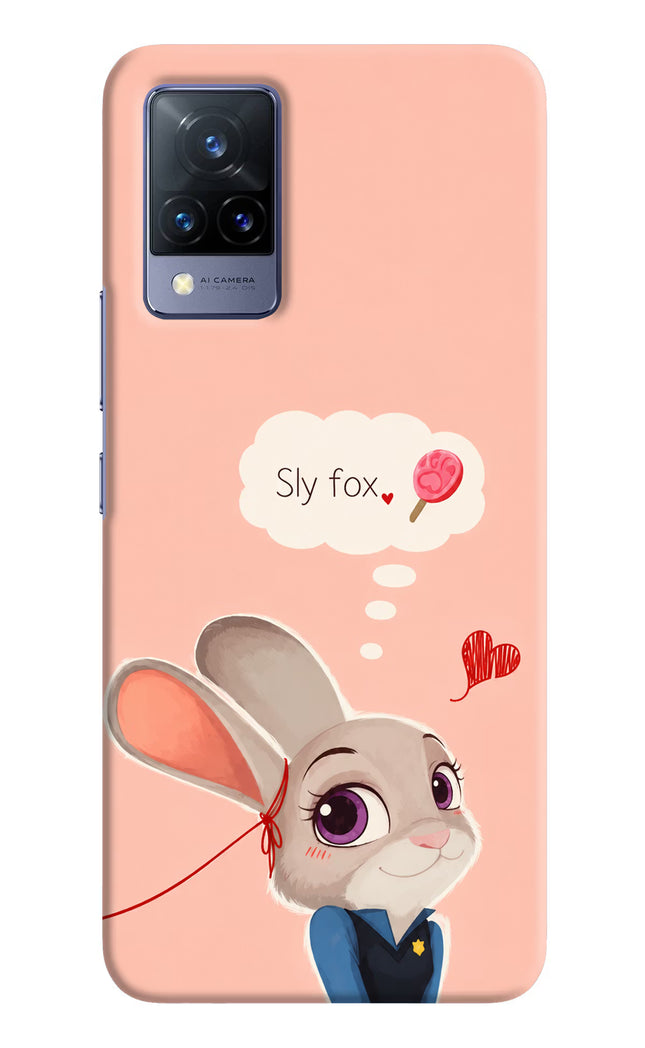 Judy Charm Vivo V21 Hard Case Back Cover by Casekaro