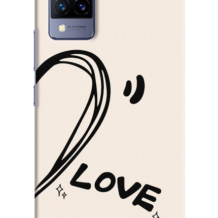 Soul Line Vivo V21 Hard Case Back Cover by Casekaro