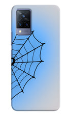 Blue Web Vivo V21 Hard Case Back Cover by Casekaro