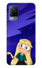 Star Glow Vivo V21 Hard Case Back Cover by Casekaro