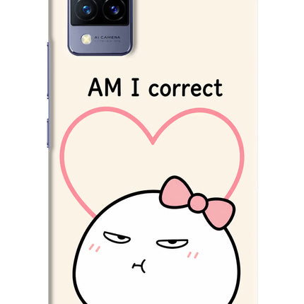 Always Right Vivo V21 Hard Case Back Cover by Casekaro