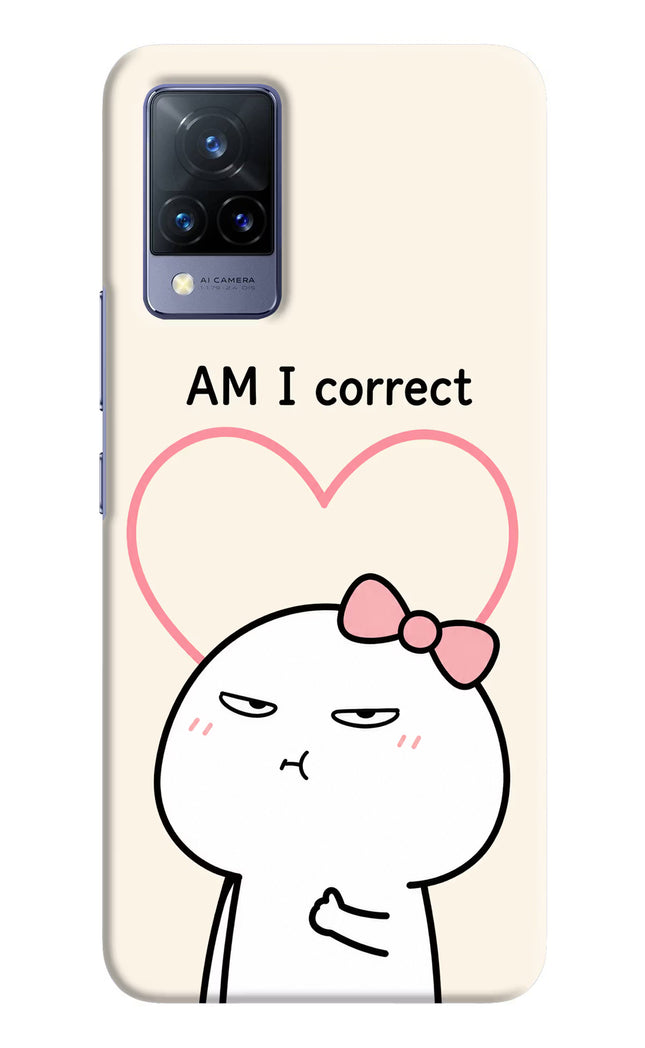 Always Right Vivo V21 Hard Case Back Cover by Casekaro