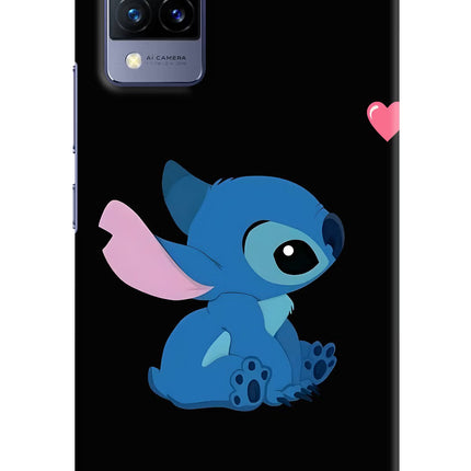 Stitch Crush Vivo V21 Hard Case Back Cover by Casekaro