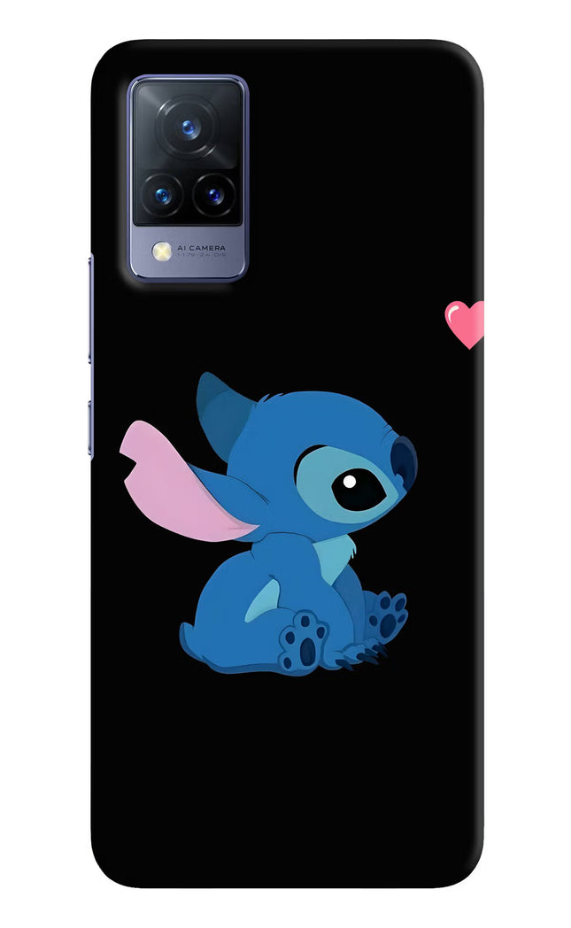 Stitch Crush Vivo V21 Hard Case Back Cover by Casekaro