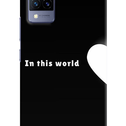 This World Vivo V21 Hard Case Back Cover by Casekaro