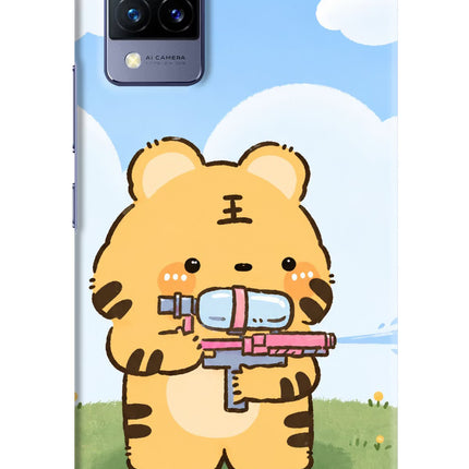 Tiger Treat Vivo V21 Hard Case Back Cover by Casekaro