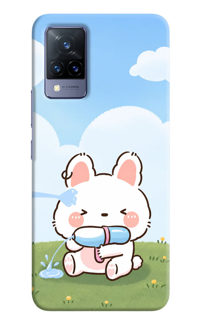 Bunny Treat Vivo V21 Hard Case Back Cover by Casekaro