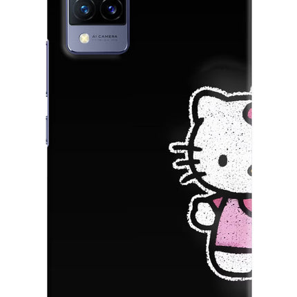 Kitty Charm Vivo V21 Hard Case Back Cover by Casekaro