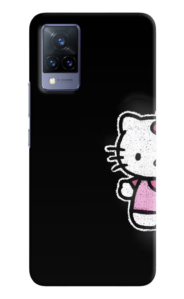 Kitty Charm Vivo V21 Hard Case Back Cover by Casekaro