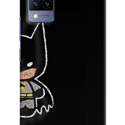 Bat Kitty Vivo V21 Hard Case Back Cover by Casekaro