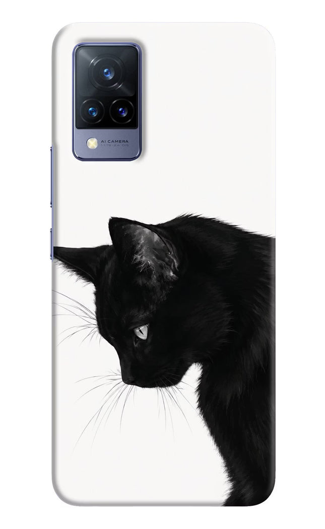 Shadow Gaze Vivo V21 Hard Case Back Cover by Casekaro