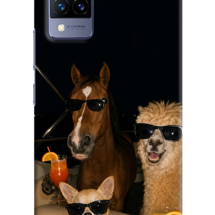 Party Squad Vivo V21 Hard Case Back Cover by Casekaro