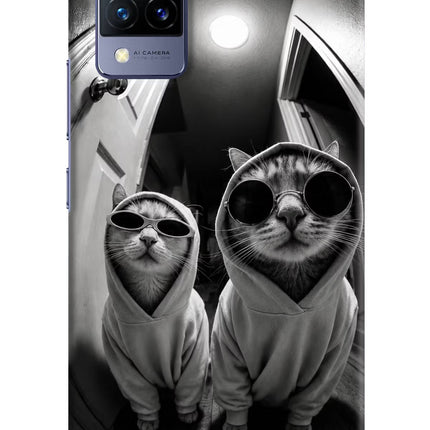 Hood Cats Vivo V21 Hard Case Back Cover by Casekaro
