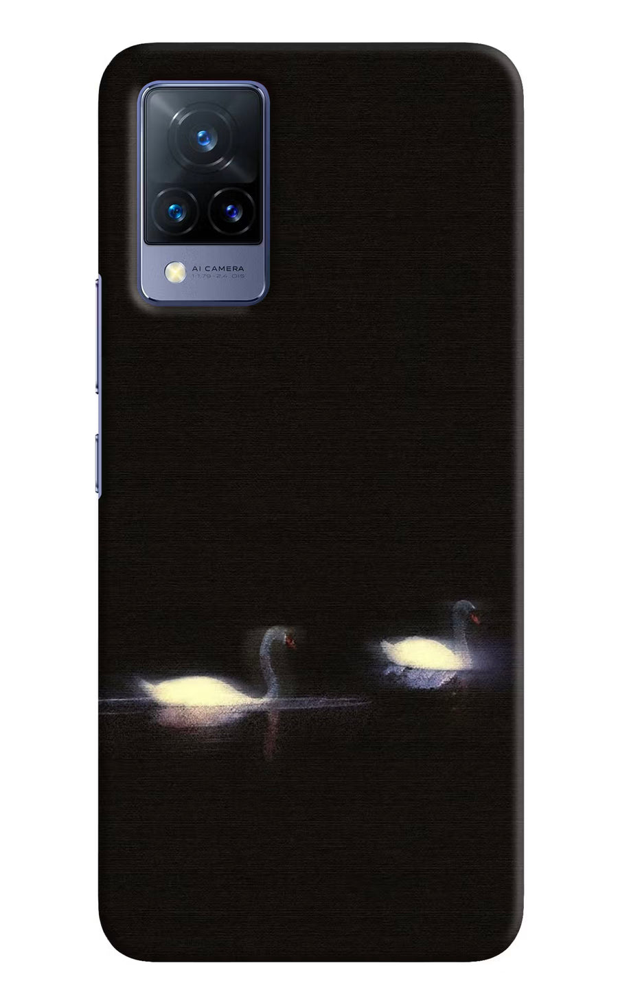 Silent Swans Vivo V21 Back Cover, Hard case