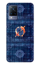 Koi Blue Vivo V21 Back Cover