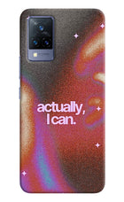 Pink Aura Vivo V21 Back Cover