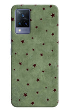 Green Stars Vivo V21 Back Cover