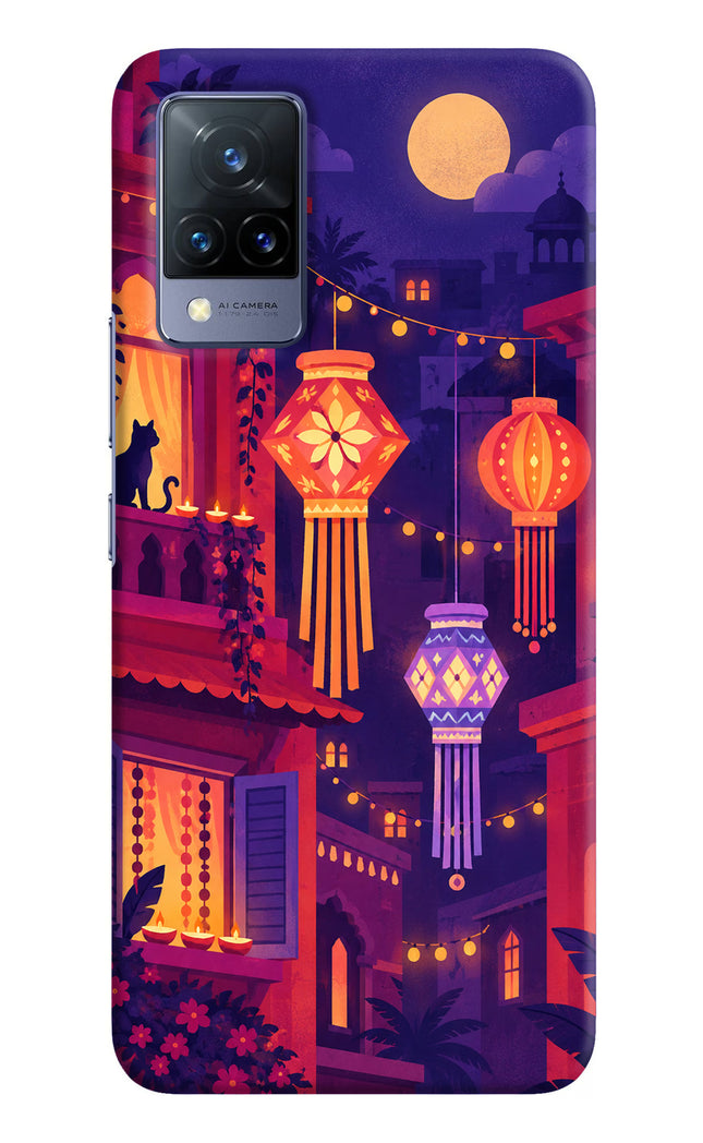 Lantern Lane Vivo V21 Back Cover