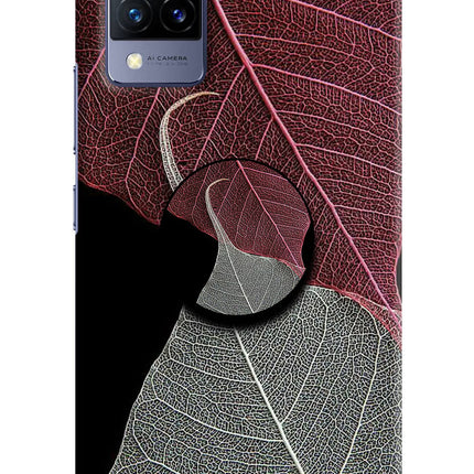 Leaf Pattern Vivo V21 Pop Case by Casekaro