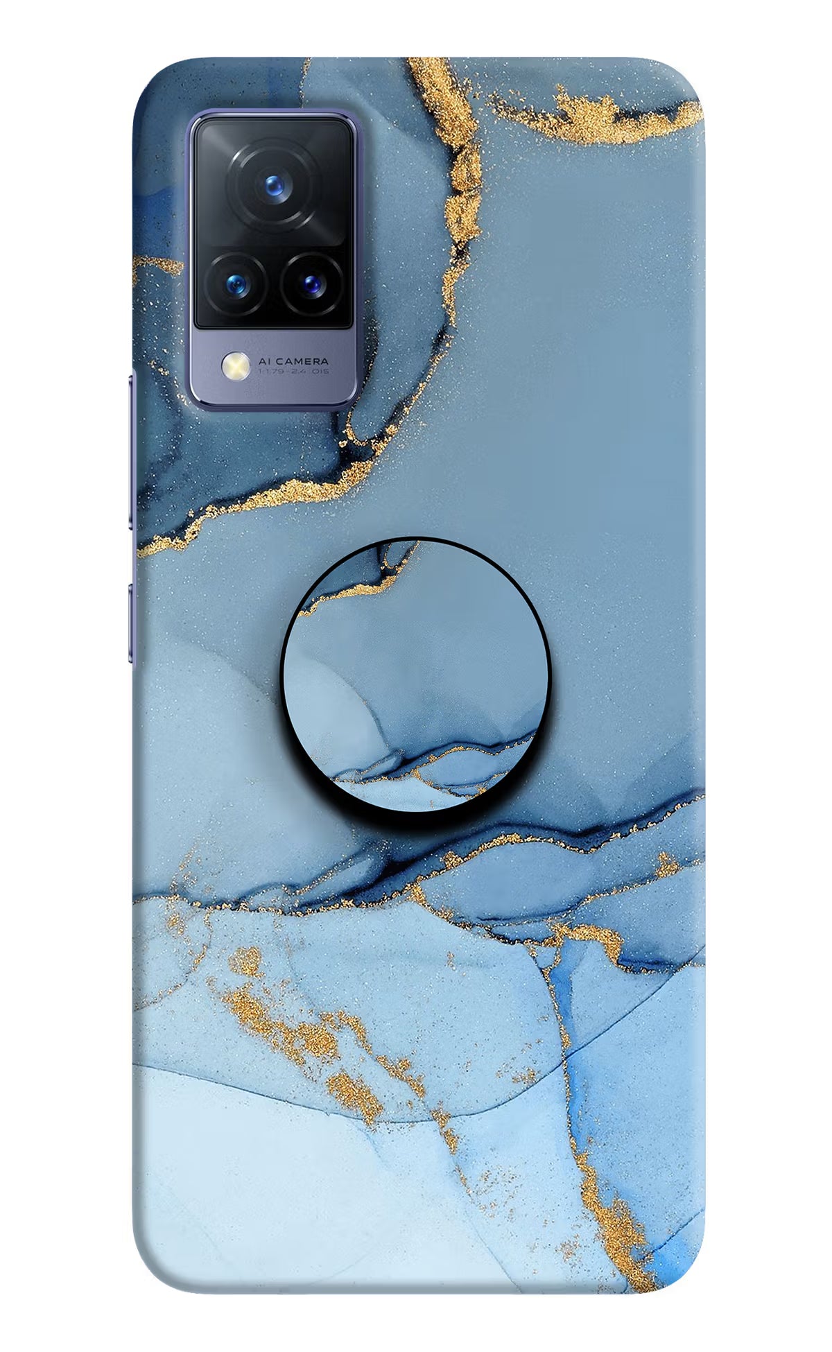 Blue Marble Vivo V21 Pop Case by Casekaro