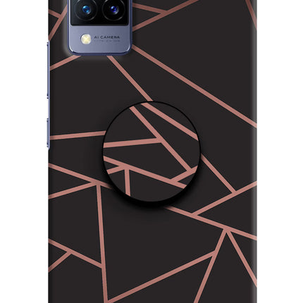 Geometric Pattern Vivo V21 Pop Case by Casekaro