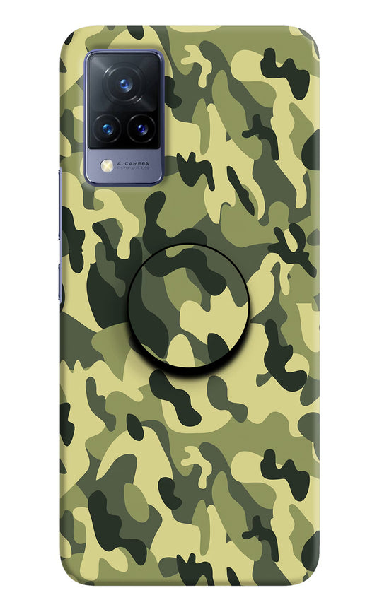 Camouflage Vivo V21 Pop Case by Casekaro