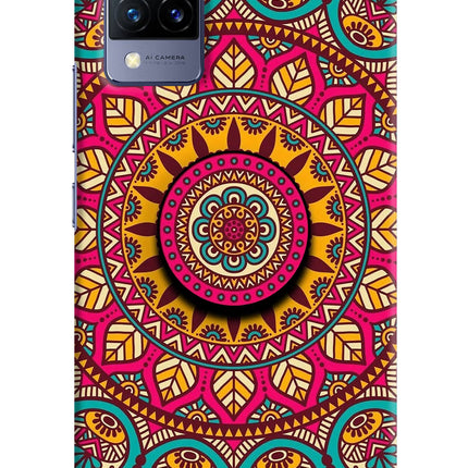 Mandala Vivo V21 Pop Case by Casekaro