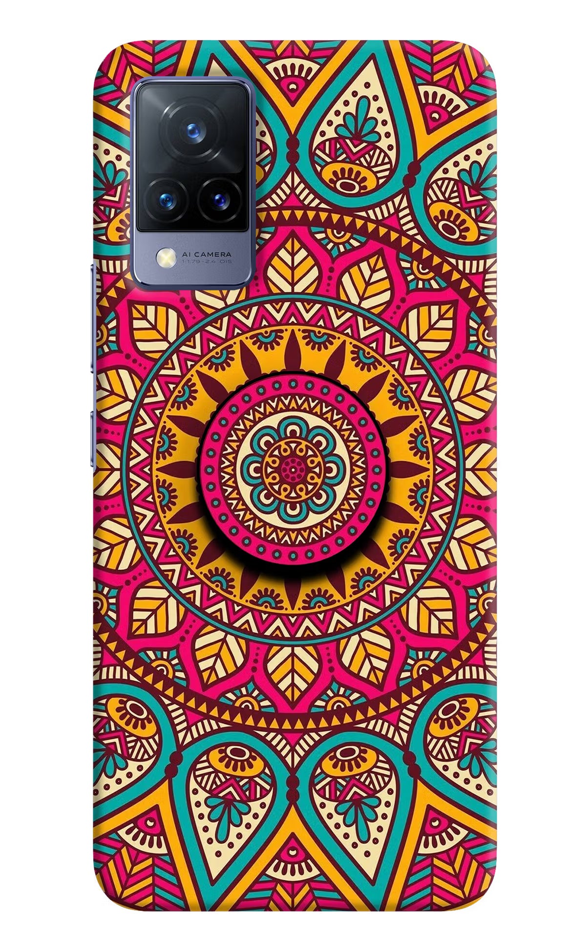 Mandala Vivo V21 Pop Case by Casekaro