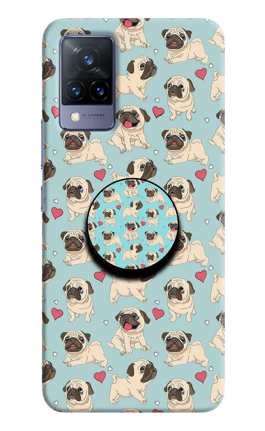 Pug Dog Vivo V21 Pop Case by Casekaro