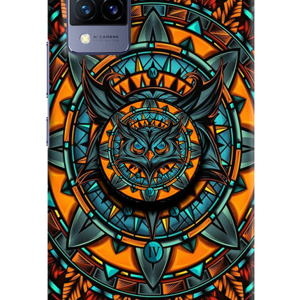 Angry Owl Vivo V21 Pop Case by Casekaro