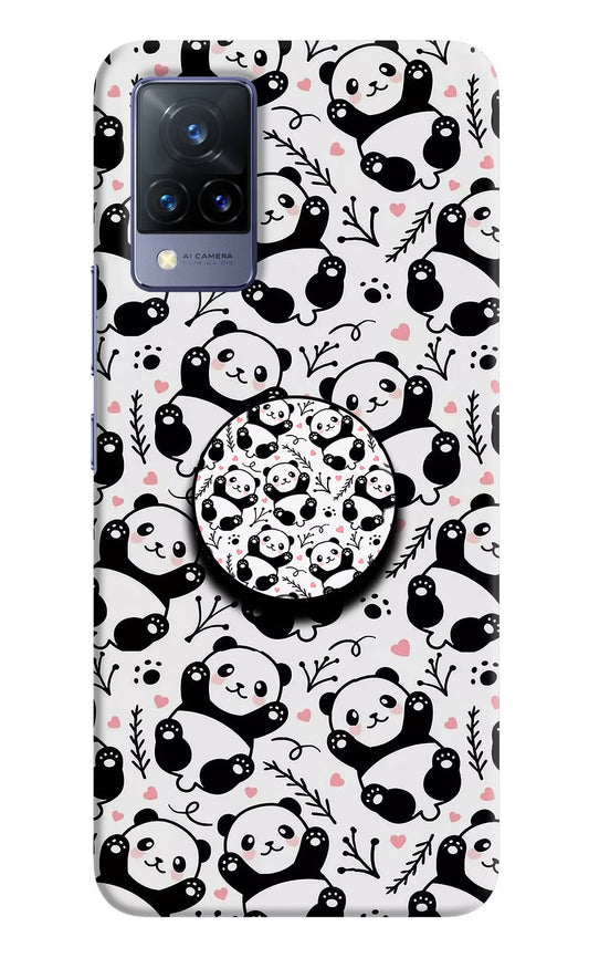 Cute Panda Vivo V21 Pop Case by Casekaro