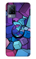 Cubic Abstract Vivo V21 Pop Case by Casekaro